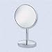 Superior distortion-free silvering High clarity magnification Telescopic Double sided mirror with 1x/5x Magnification