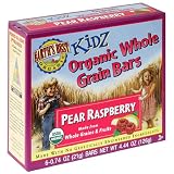 Review Earth's Best  / Earth's Best Kidz Whole Grain Bars, Pear Raspberrys, 4.4-Ounce Units (Pack of 12)