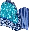Shawls and Scarves in Tie Dye Print in Wool Fabric 80 x 35 inches (tdswl348)