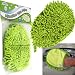 New Clean At Last Microfiber Washing Mitt Green Great For Washing Cars Floors Sinks Tubs Reusable