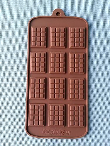 Ainest DIY Ice Cube Silicone Cake Chocolate Decorating Molds Mould Baking Tools Free Plaid Chocolate
