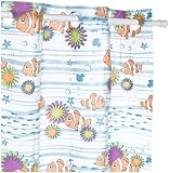 Hookless Fish 70 by 72-Inch Vinyl Shower Curtain