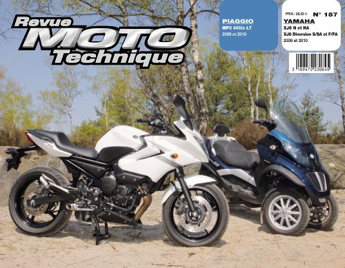 Rmt 157.1 Piaggio MP3 400 Lt+Yamaha Xj6 (French Edition)