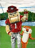 Georgia Painting - Look What the Dawg Dragged In