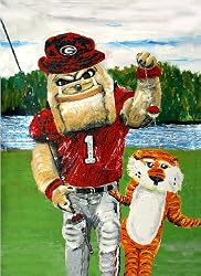 Georgia Painting - Look What the Dawg Dragged In