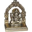 God Ganesha Brass Sitting Statue Sculpture