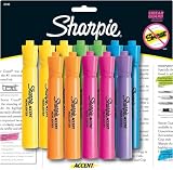 Sharpie Accent 12 Color MarkerTank-Style Highlighters 1-Card