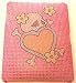 Ipad Case Rhinestone Skull & Flower Hot Pink Bling Cover