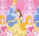 Disney Princess Shimmering Curtains Pair 66 x 72