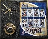 St. Louis Rams Picture Plaque Clock