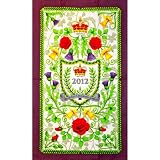 Queen Elizabeth II Diamond Jubilee Tea Towel 100% Cotton. Special England, Ireland, Scotland, Wales Edition