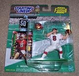 1999 - Hasbro - Starting Lineup - NFL - Steve Young #8 - San Francisco 49ers - QB - Action Figure - w/ Trading Card - Limited Edition - Collectible