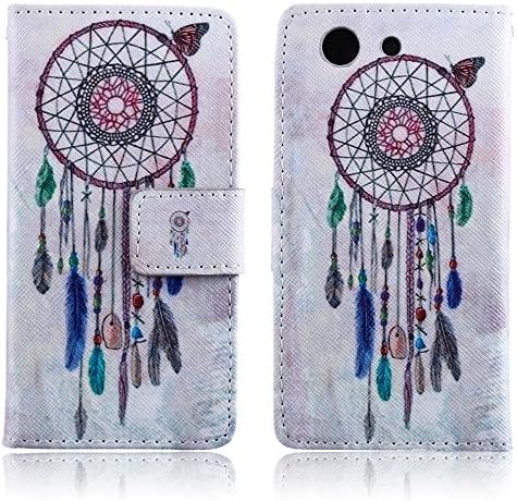 For Sony Xperia Z3 Compact Case, IVY Wind Chimes - Colored Drawing Cute Fashion Elegance Magnetic Snap Synthetic Leather Wallet Flip Stand With TPU Case Cover Skin For Sony Xperia Z3 Compact / Z3 Mini