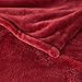 Bedsure GentleSoft Fleece Blankets King Size Burgundy - Bed Blanket Soft Lightweight Plush Cozy Fuzzy Luxury Microfiber, 108x90 inches