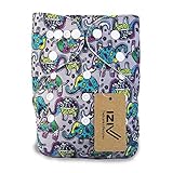 iZiv新生児1厚いおむつ付きオーガニック幼児防水/調整/再利用可能/洗えるポケット布おむつのフィット赤ちゃん0.5-3歳（インドゾウ）