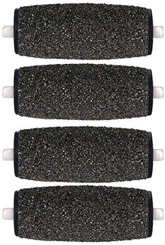 Extra Coarse Pedicure Rollers Compatible With Pedi Perfect Electronic Pedicure Foot File Refills, Professional Grade, Water-Resistant Roller Heads (4 Count) by DiscoveryHealth