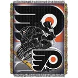 Philadelphia Flyers NHL Woven Tapestry Throw Blanket (Home Ice Advantage) (48x60")"