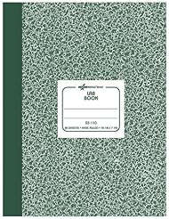 Office Product: Rediform Quadrille Ruled Stiff Cover 10 1/8 x 7 7/8 Inch 96-Page Lab Notebook (53110) - 0