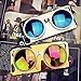 iPhone 6 Plus case, SUPVIN Cool 3D Creative desigh Sunglasses Glasses Mirror Phone Protective Back Case Cover for iPhone 6 Plus 5.5 inch Screen(Silver sunglasses)