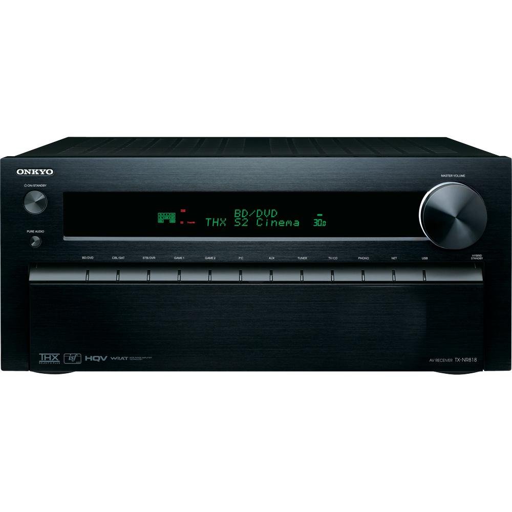 Onkyo TX-NR818 7.2-Channel Network A/V Receiver (Black)
