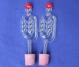 Home Brew & Wine making - Pack Of 2 x Bubbler Airlocks To Fit Demi-john Including Bungs