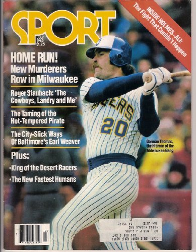 Gorman Thomas (Sport Magazine) (July 1980) (Milwaukee Brewers) (Roger Staubach) (Tom Landry) (Earl Weaver)