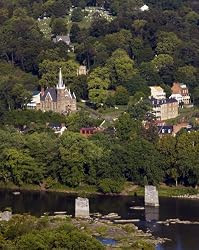 Bird's-Eye View, Harpers Ferry, West Virginia - Elegant 16x20 Photographic Print by Brendan Reals