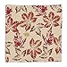DII Rustic Autumn Leaves Kitchen Collection Thanksgiving & Fall Table Décor, Napkin Set, 20x20, 6 Piece