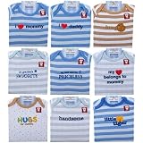 Luvable Friends Sayings Bodysuits for Baby Boys, I'm grandma's -star- favorite - Newborn