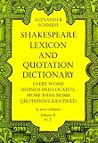 Shakespeare Lexicon and Quotation Dictionary, Vol.II