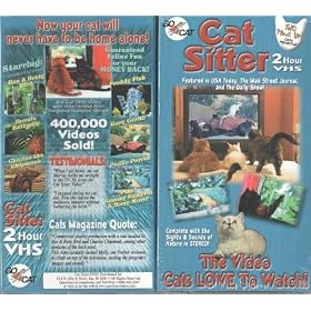 Cat Sitter - 2 Hour VHS - The Video Cats LOVE To Watch
