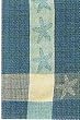 Waffle Weave 100% Cotton Starfish Turquoise Dishtowel 18" X 28" Set / 6