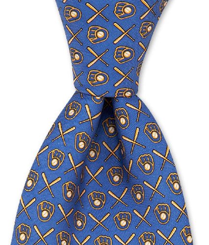 MLB Milwaukee Brewers Neck Tie