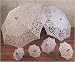 Doll Size All-Over Battenberg Lace Parasols 12