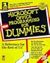 Microsoft Office 97 Programming With Vba for Dummies