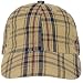 over-dyed plaid baseball cap