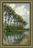 Review Outlet Deals  / Canal in Flanders with no Mill Tapestry (31 x 41 in) (79 x 105 cm)