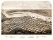 Historic Maps - Port Huron Bird's Eye View Map 1867 Michigan - St. Clair County - Birds eye view of the city of Port Huron, Sarnia & Gratiot, St. Clair Co., Michigan 1867 & Point Edwards, Lambton Co., Canada west. 36x54