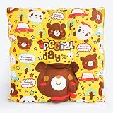 [Special Day - Bear] Chair Seat Cushion Chair Pad (15.8 by 15.8 inches) by 