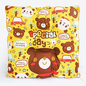 [Special Day - Bear] Chair Seat Cushion Chair Pad (15.8 by 15.8 inches) by 