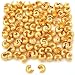 100 Real Gold Plated Crimp Bead Covers For Beading 5mm New