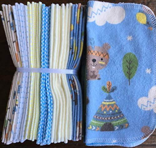 Cloth Baby Wipes Starter Kit. Set of 3 Dozen Wipes. Reusable Cloth Wipes. Baby Shower Gift. Eco Friendly. Reusable Cloth Napkins. Reusable Dryer Sheets. Tribal Animals and Arrows.