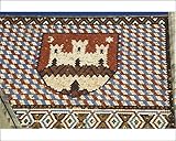 IMAGE OF Photographic Prints of Coat of arms on glazed tile roof, St. Marks church, Zagreb, Croatia, Europe from Robert Harding