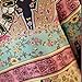 Shouhengda Fashion Women 3/4 Sleeve Vintage Floral Printed Top Shirts