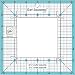 June Tailor 6-1/2-Inch Outer 3-1/2-Inch Inner Get Squared Ruler