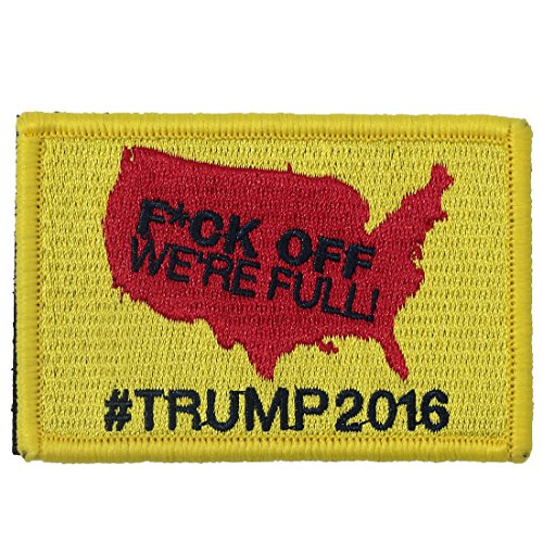 Donald Trump 2016 Campaign Patch Yellow and Red By ADISID