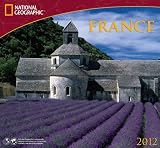2012 France - National Geographic Wall calendar