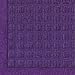 Andersen 280 WaterHog Fashion Polypropylene Fiber Entrance Indoor Floor Mat, SBR Rubber Backing, 27' Length x 18' Width, Purple