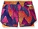 Skechers Girls' Big Print 2-in-1 Compression Short, Blazing Orange, Large