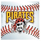 Lets Party By Amscan Pittsburgh Pirates Baseball - Beverage Napkins
